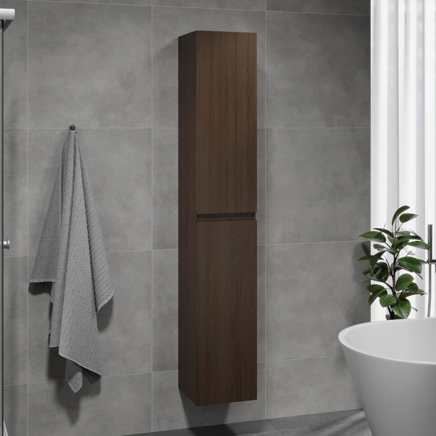 Badezimmerschrank HENRY, 186 cm, Nussbaum