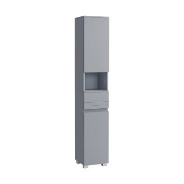 Badezimmerschrank KATY 30x170 cm grau