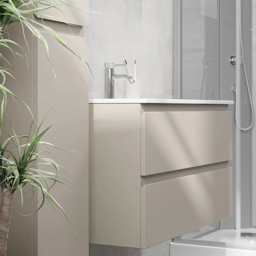 Badezimmerschrank mit Waschbecken KENWOOD 91 cm Marakesh