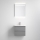 Badezimmerschrank mit Waschbecken VIGO + LED-Wandspiegel mit Hintergrundbeleuchtung LED/10W/230V IP44 grau