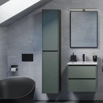 Badezimmerschrank MOLDE 35 x 174 x 32 cm, grün