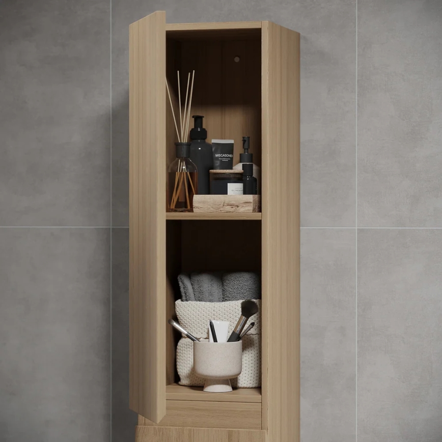 Badezimmerschrank OLIVER 186 cm Eiche