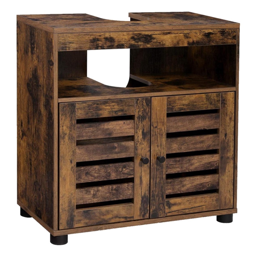 Badezimmerschrank RENE braun