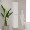 Badezimmerschrank TRONDHEIM 35x174x30 cm weiß