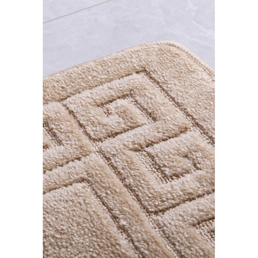 Badezimmerteppich ETHNIC 50x80 cm beige
