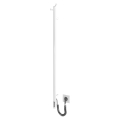 Badheizkörper RAY 25W/230V 110x30 cm IP44 Edelstahl/Weiß