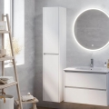 Badschrank MOLDE 35x174x32 cm weiß