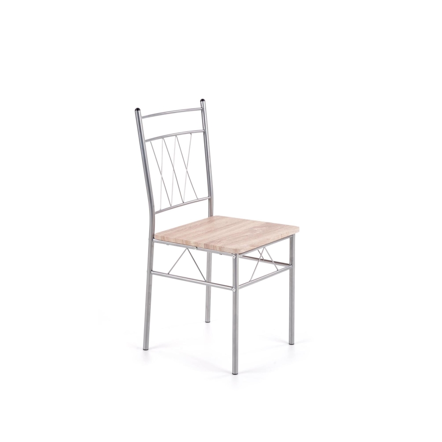 Balkon-Set LANCE 82x50 cm Metall/Sonoma-Eiche