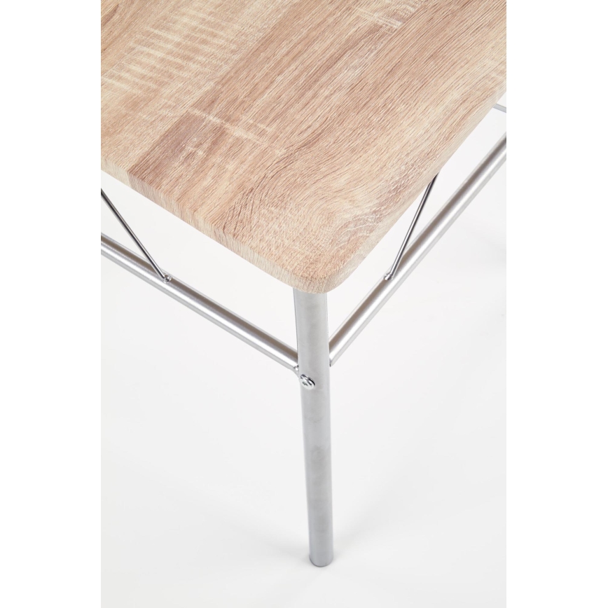 Balkon-Set LANCE 82x50 cm Metall/Sonoma-Eiche