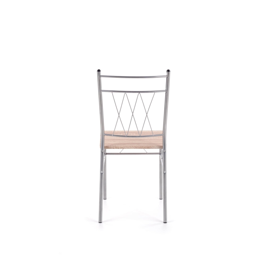 Balkon-Set LANCE 82x50 cm Metall/Sonoma-Eiche