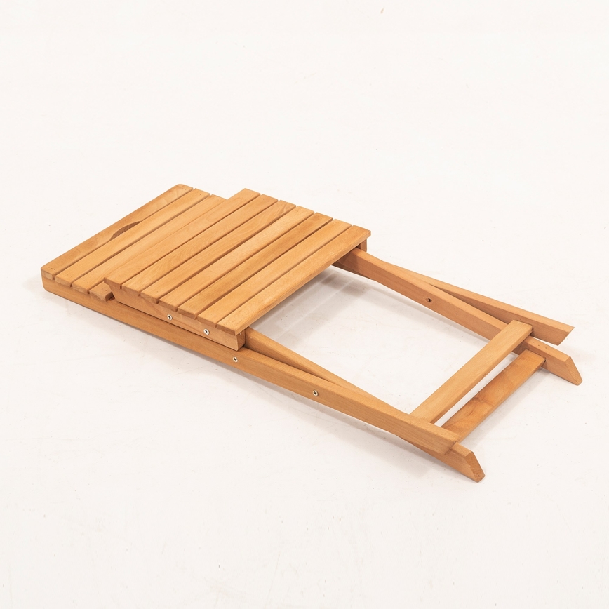 Balkon-Set mit Kissen Buche