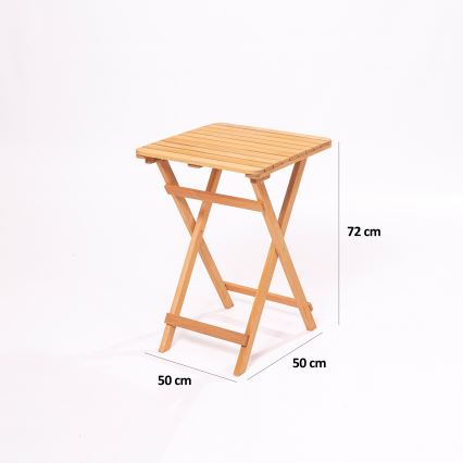 Balkon-Set mit Kissen Buche