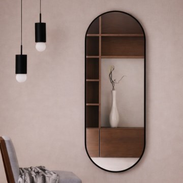 Baltica Design - Wandspiegel TINY BORDER 140x60 cm schwarz