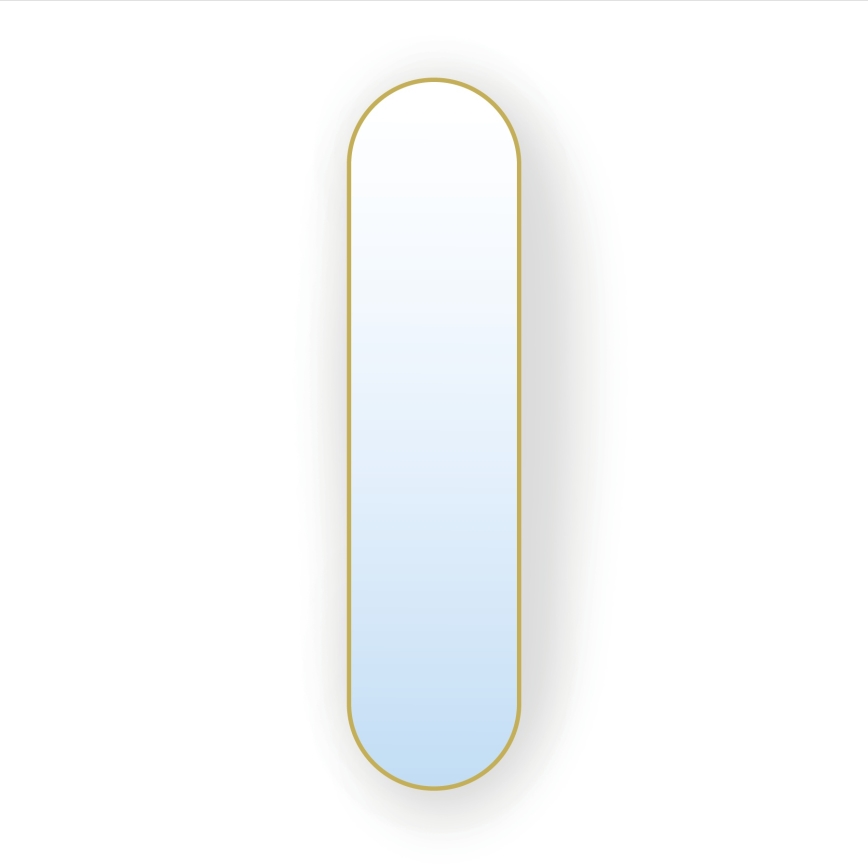 Baltica Design - Wandspiegel TINY BORDER 155x40 cm Gold