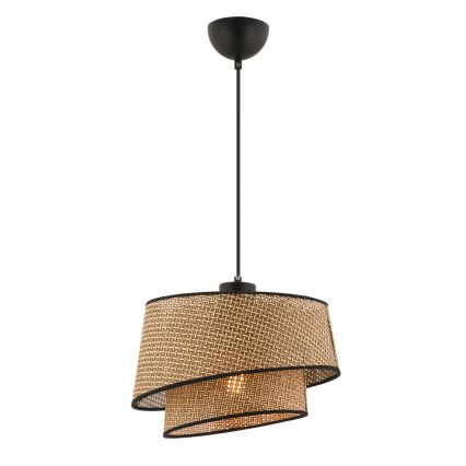 BARETTE Hängeleuchte 1xE27/60W/230V braun/schwarz