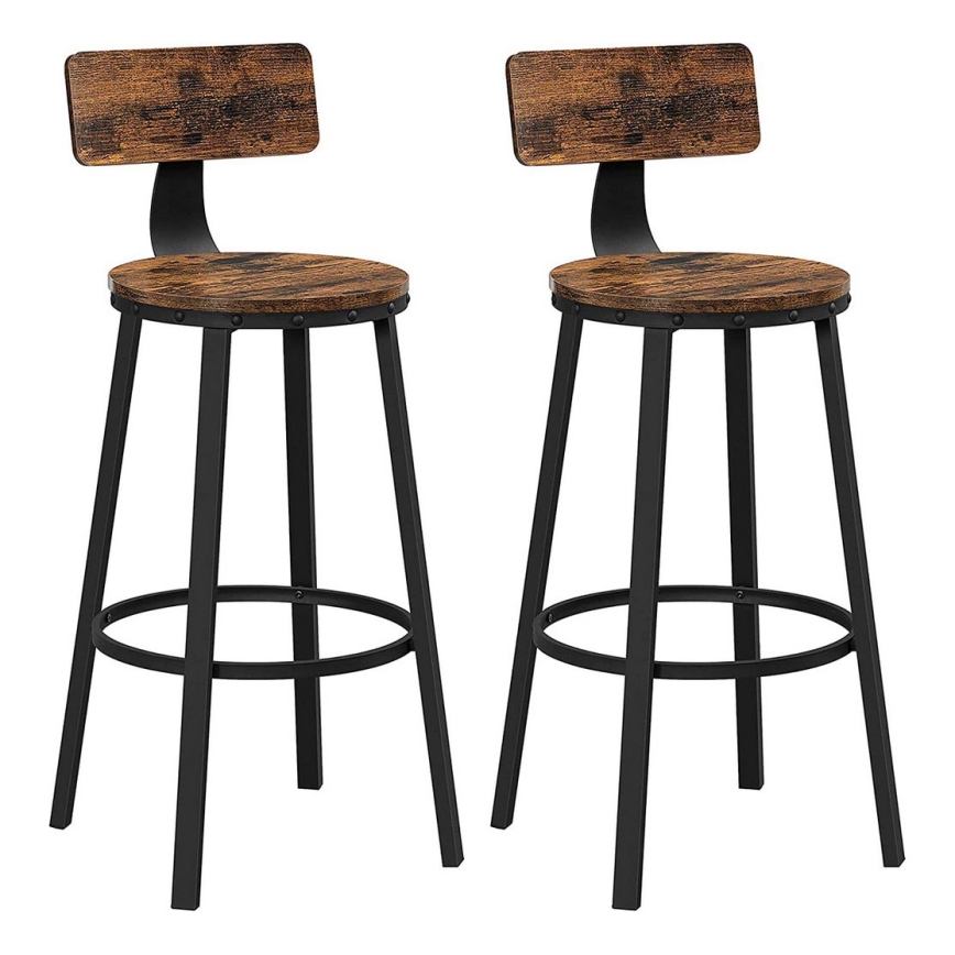 Barhocker AVEN braun/schwarz