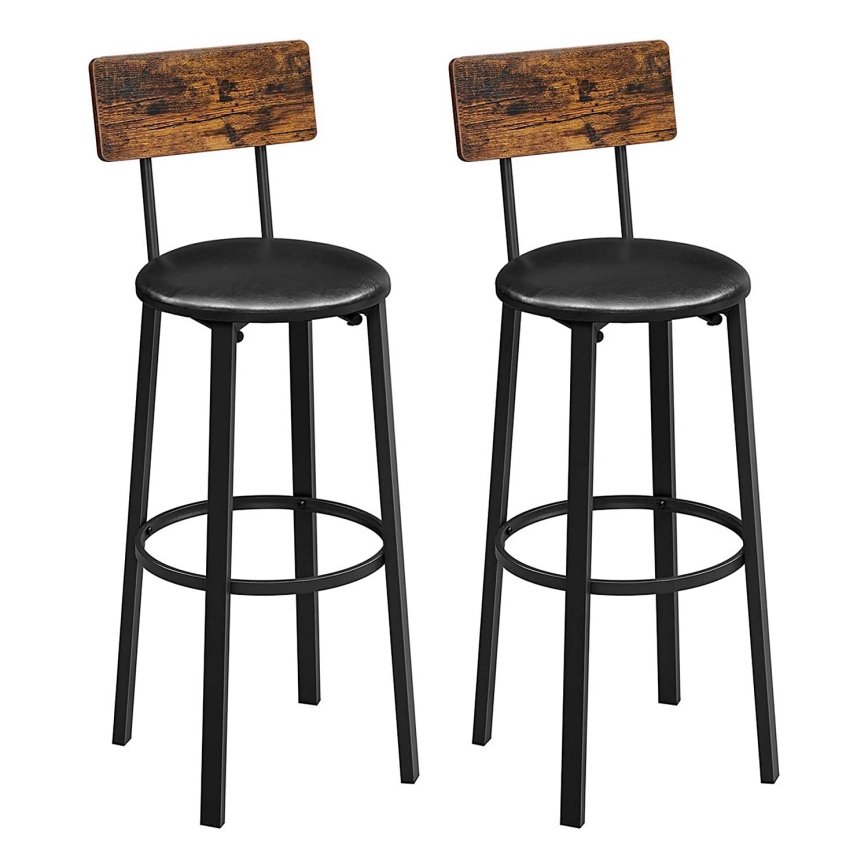 Barhocker AVEN braun/schwarz