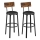 Barhocker AVEN braun/schwarz