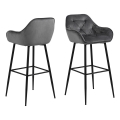 Barhocker AYLIN 1 Stk. dunkelgrau