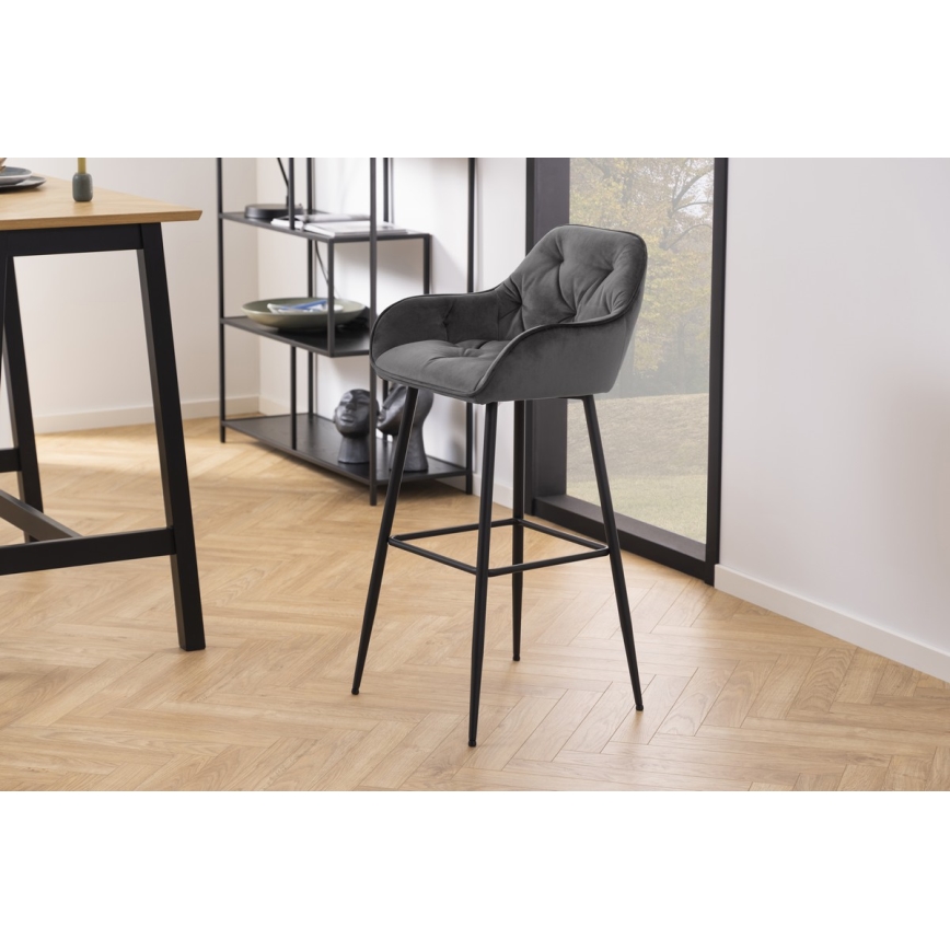 Barhocker AYLIN 1 Stk. dunkelgrau