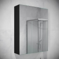 BATH DELUXE 02-050-63-02-01 - Badezimmer-Spiegelschrank KENWOOD 65x50 cm matt schwarz