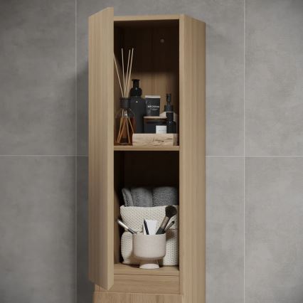 BATH DELUXE 04-030-64-86-01 - Badezimmerschrank KENWOOD 186 cm Eiche