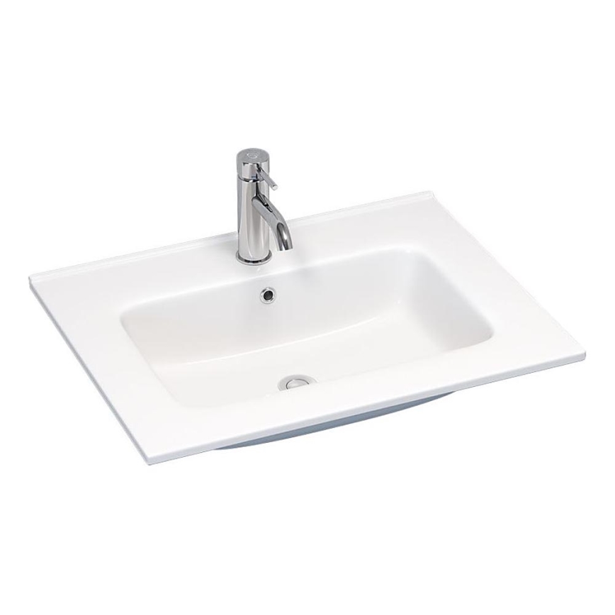 BATH DELUXE 06-060-27-11-00 - Einbauwaschbecken HYGE 61x46 cm Keramik/Weiß