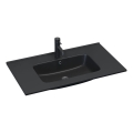 BATH DELUXE 06-080-27-02-00 - Einbauwaschbecken LILLESNAD 81x46 cm Keramik/schwarz