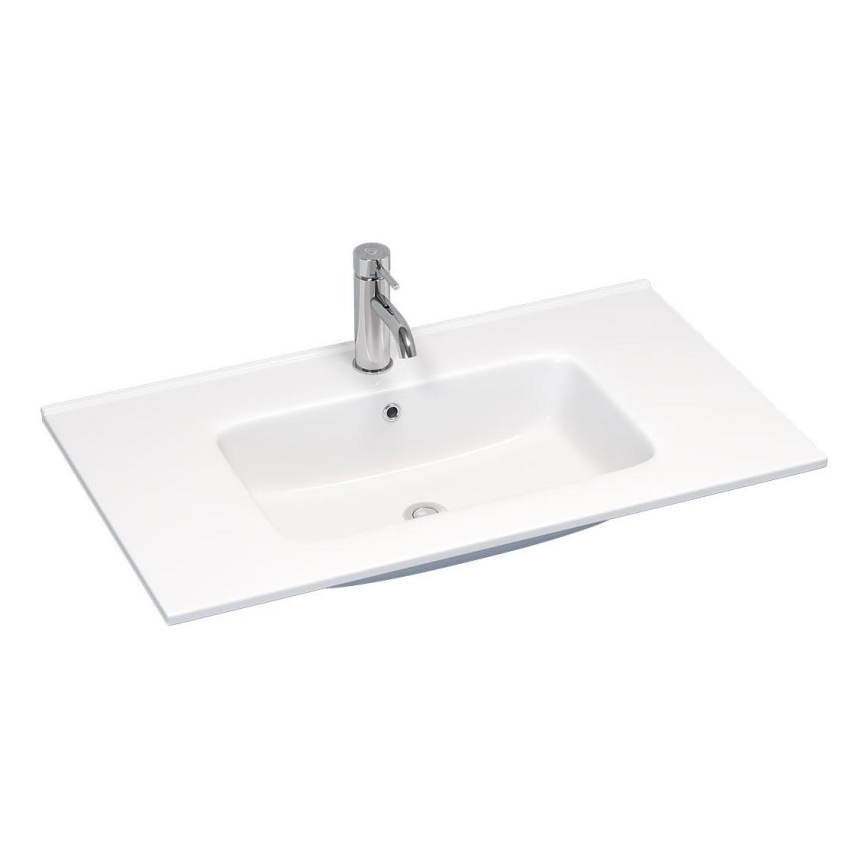 BATH DELUXE 06-080-27-11-00 - Einbauwaschbecken HYGE 81x46 cm Keramik/Weiß