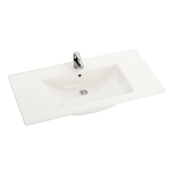 BATH DELUXE 06-090-60-11-01 - Einbauwaschbecken CHICAGO 91x46,5 cm Keramik/weiß