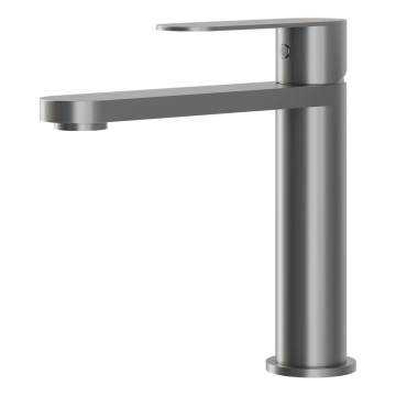 BATH DELUXE 28-017-02-73-02 - Waschbeckenarmatur TARNBY 17,3 cm pudriges Grau