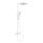 BATH DELUXE 31-120-06-01-00 - Duschgarnitur mit Thermostatarmatur NAESBY mattweiß