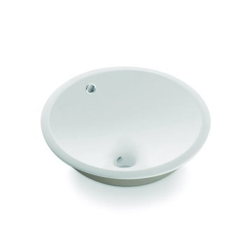 Bathco 0052 - Einbauwaschbecken CERDENA, Durchmesser 38 cm, Porzellan/weiß