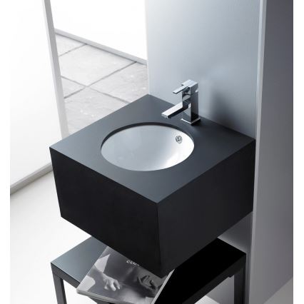 Bathco 0052 - Einbauwaschbecken CERDENA, Durchmesser 38 cm, Porzellan/weiß