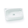 Bathco 4001 - Aufsatzwaschbecken ARAGON 50x40,5 cm Porzellan/Weiß