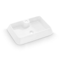 Bathco 4004 - Aufsatzwaschbecken GALICIA 60x40 cm Porzellan/weiß