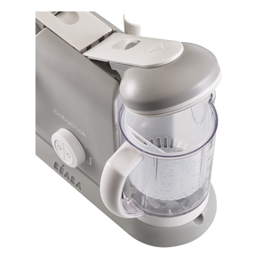 Beaba - Dampfgarer mit Mixer BABYCOOK PLUS grau