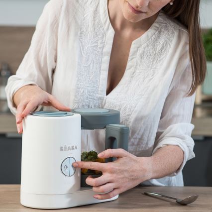 Beaba - Dampfgarer 2-in-1 BABYCOOK NEO weiß/grau