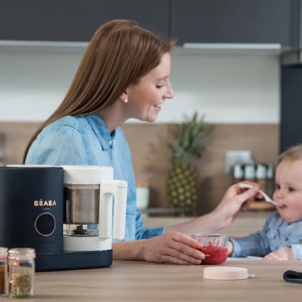 Beaba - Dampfgarer 2in1 BABYCOOK NEO blau/weiß