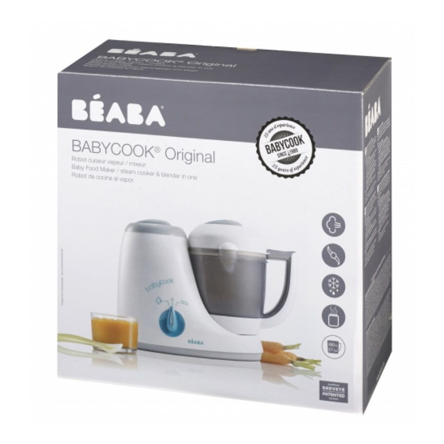 Beaba - Dampfgarer mit Mixer BABYCOOK ORIGINAL grau