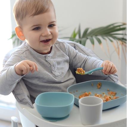 Beaba - Kinder-Essgeschirrset Dschungel 4-teilig