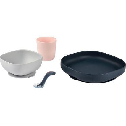 Beaba - Kinderbesteck-Set Night Blue, 4-teilig