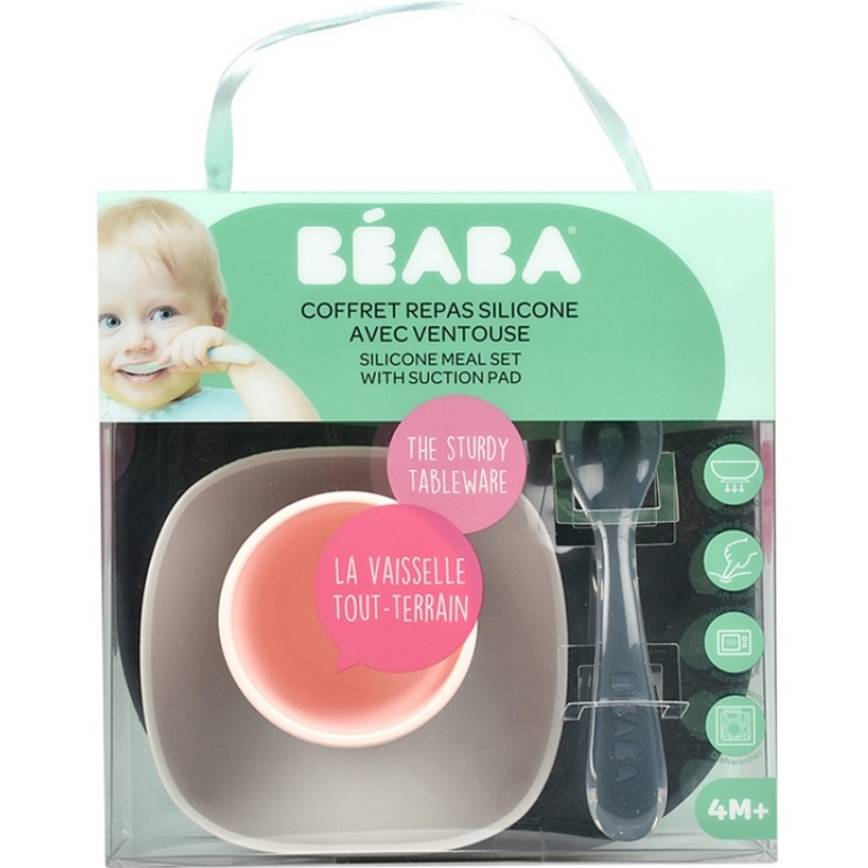 Beaba - Kinderbesteck-Set Night Blue, 4-teilig