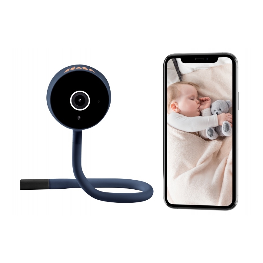 Beaba - Smarter Babymonitor ZEN CONNECT 5V Wi-Fi, blau