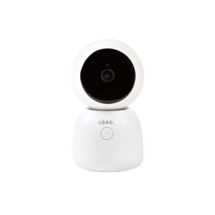 Beaba - Intelligentes, wiederaufladbares Babyphone mit Monitor ZEN NIGHT, 720p, 5 V, 4000 mAh, Wi-Fi, weiß
