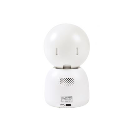 Beaba - Intelligentes, wiederaufladbares Babyphone mit Monitor ZEN NIGHT, 720p, 5 V, 4000 mAh, Wi-Fi, weiß