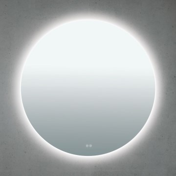 Beheizter LED-Wandspiegel für das Badezimmer mit integrierter Beleuchtung FOCUS LED/30W/230V 3000/4200/6000K Ø 100 cm IP44