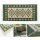 Beidseitig verwendbarer orientalischer KILIM-Teppich 80x150 cm grün/beige