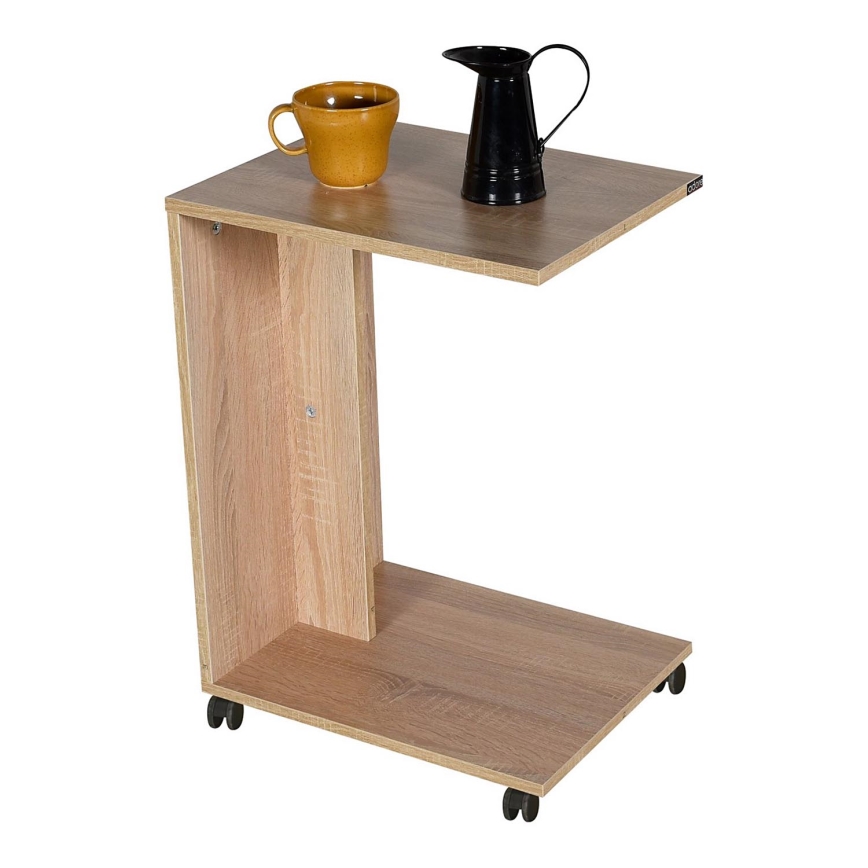 Beistelltisch 65x35 cm braun