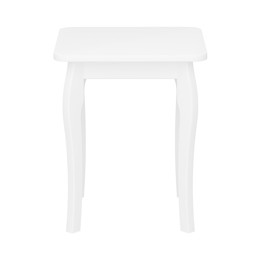Beistelltisch BAROQUE 45,6x39 cm weiß